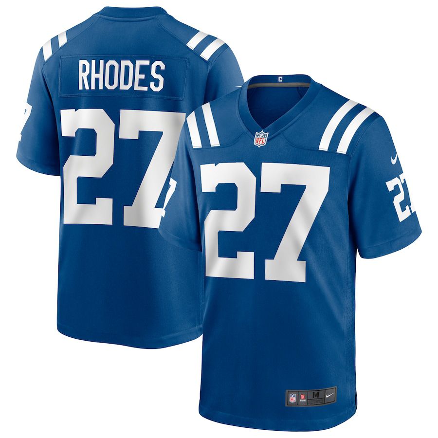 Men Indianapolis Colts #27 Xavier Rhodes Nike Royal Game NFL Jersey->jacksonville jaguars->NFL Jersey